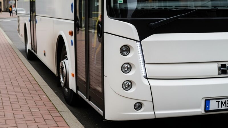 Autobus B15 zmienia trasę przez Bzie od 1 września z powodu budowy ronda!