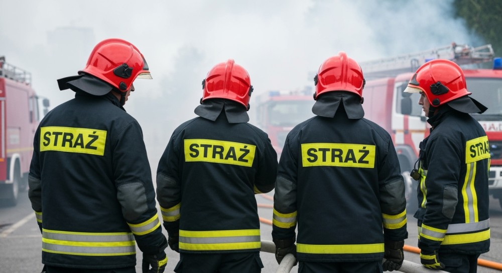 Policjanci z Bielsku-Białej bohaterami: uratowali mieszkańców płonącego budynku