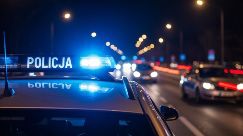 Agresywny mężczyzna z bronią zatrzymany po groźbach na imprezie