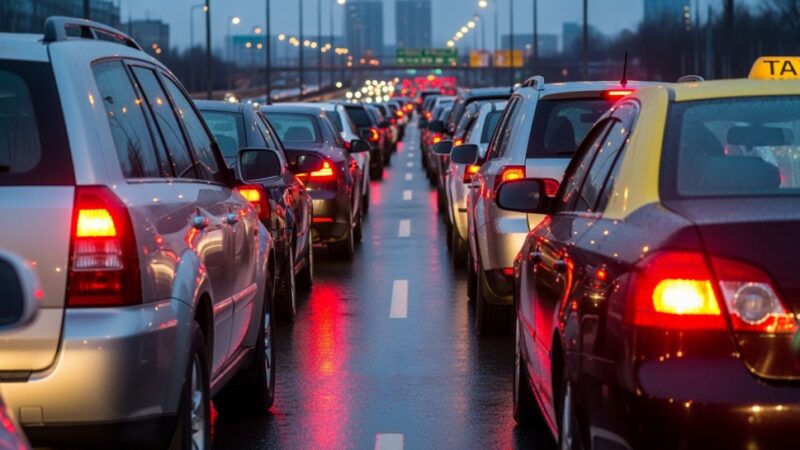 Słoneczny dzień pełen wspomnień na drogach