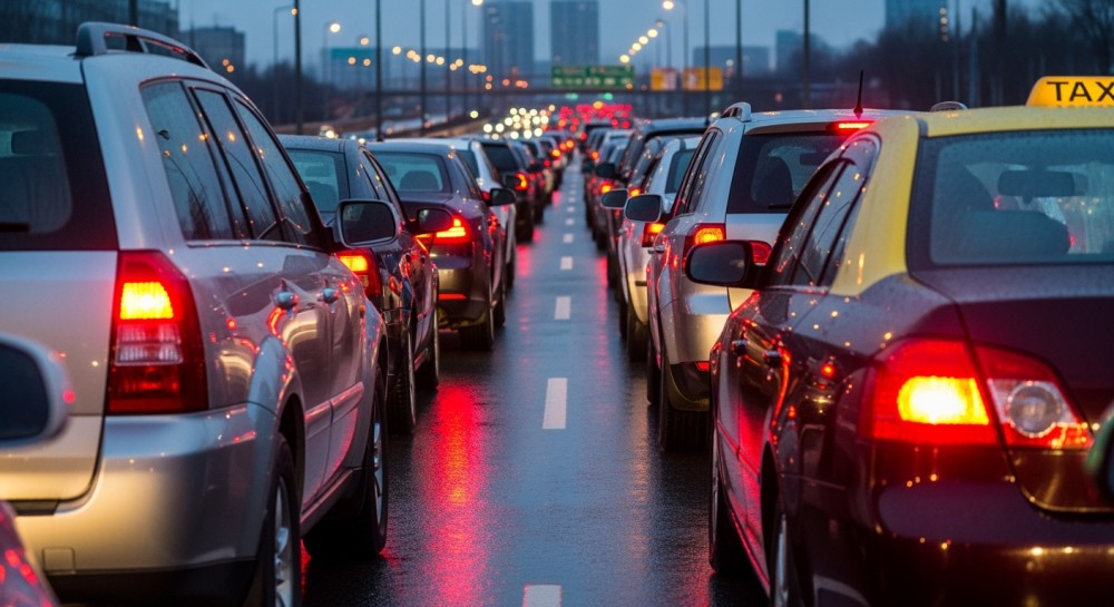 Słoneczny dzień pełen wspomnień na drogach