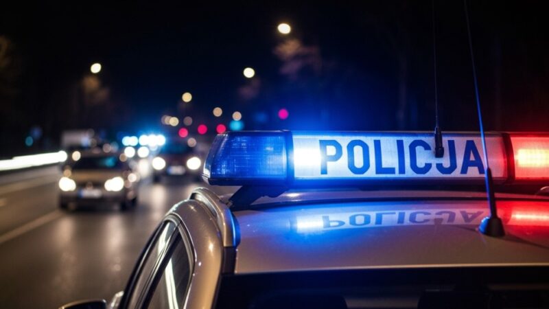 Szalony pościg w Żorach: Policja zatrzymała poszukiwanego mężczyznę