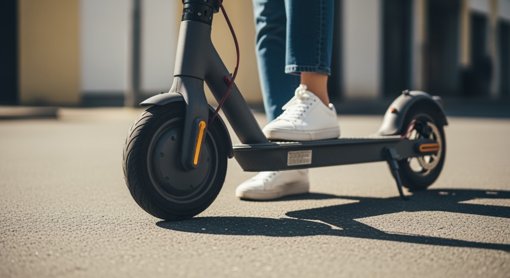 Kierowca elektrycznego skutera z zakazem zatrzymany przez policję w Jastrzębiu