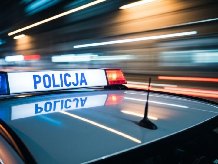 Pijany kierowca wjechał w budynek, policja błyskawicznie go schwytała