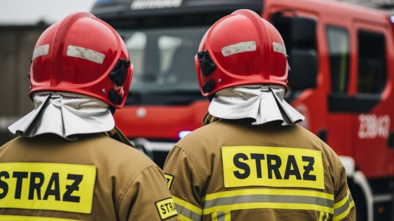 Pożar ciężarówki na DK91 w Będzinie: ruch wznowiony, ale są objazdy!