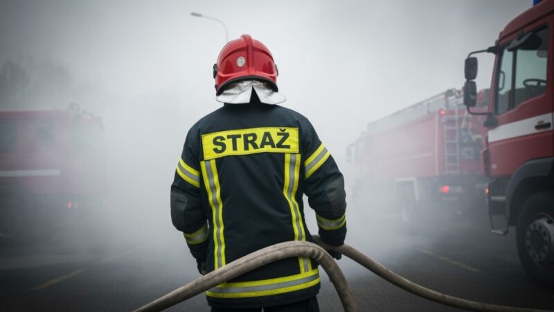 Podpalacz w Chorzowie zatrzymany po groźnym pożarze – mieszkańcy ewakuowani w porę