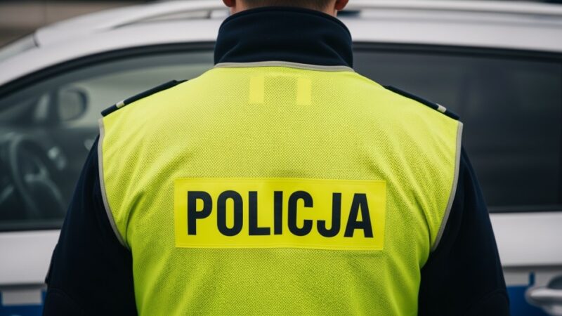 Pies „Wafel” odnajduje pijanego kierowcę po dachowaniu auta