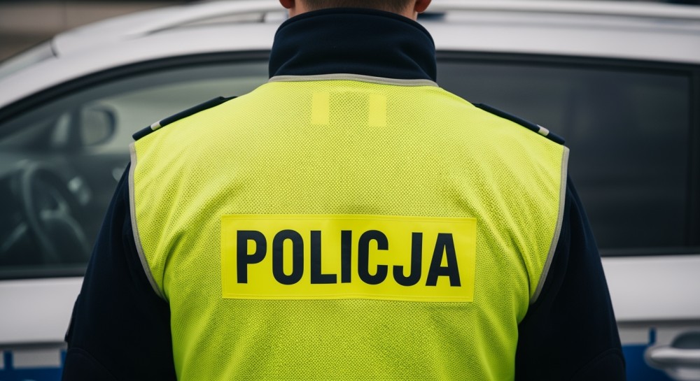 Pies „Wafel” odnajduje pijanego kierowcę po dachowaniu auta