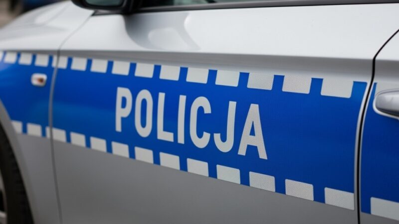 Policja ratuje psa przywiązanego do drzewa w mroźną noc