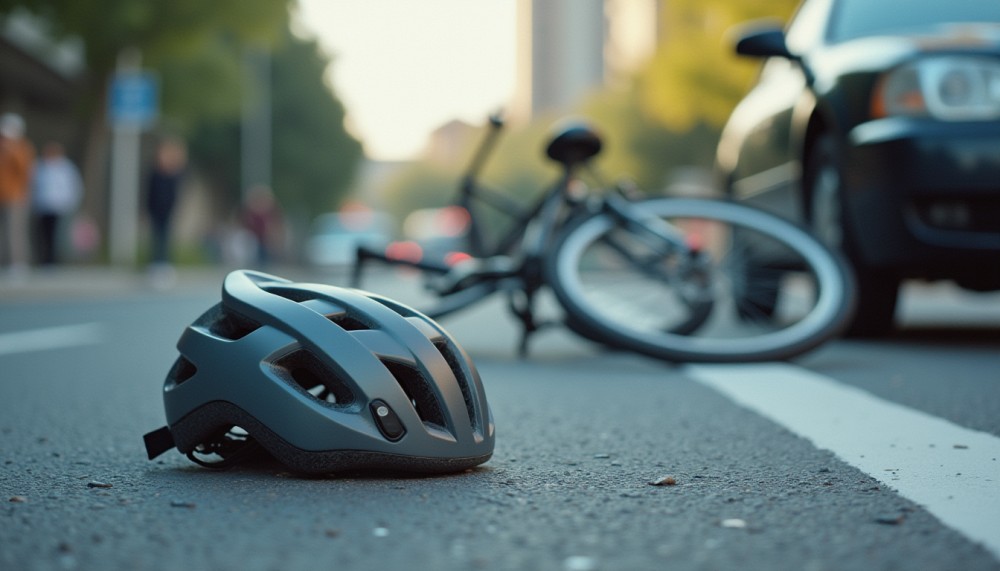 Rowerzysta na autostradzie: mandat za niebezpieczną jazdę w ruchu samochodowym