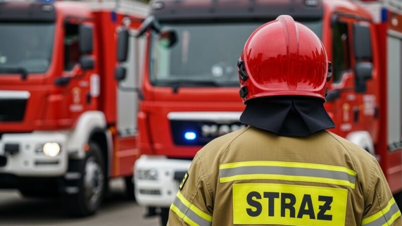 Pożar w Myszkowie: tragiczna śmierć 70-letniej kobiety