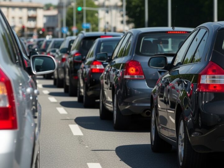 Utrudnienia w ruchu w Katowicach z powodu sylwestrowej imprezy pod Spodkiem
