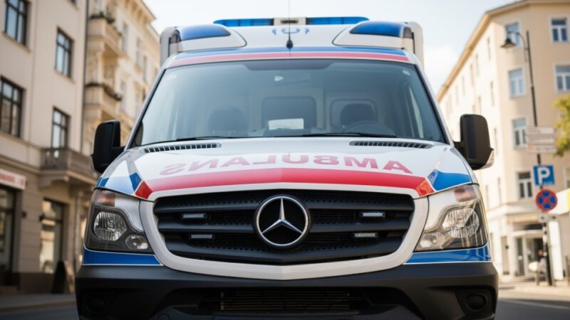 Bohaterski policjant ratuje życie mężczyzny w mroźny dzień