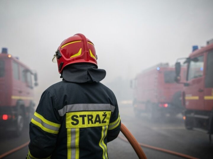 Pożar w Raciborzu: tragiczne odkrycie w płonącym budynku