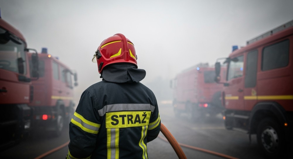 Pożar w Raciborzu: tragiczne odkrycie w płonącym budynku