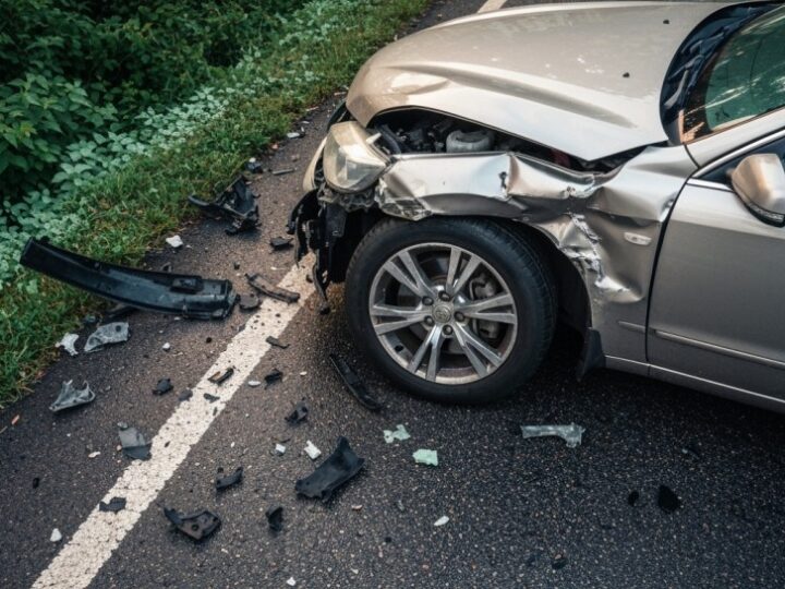 Wypadek na ul. Niepodległości: zachowaj ostrożność na śliskich nawierzchniach