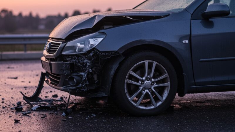 Kierowca wjechał w piekarnię w Bytomiu – nikomu nic się nie stało