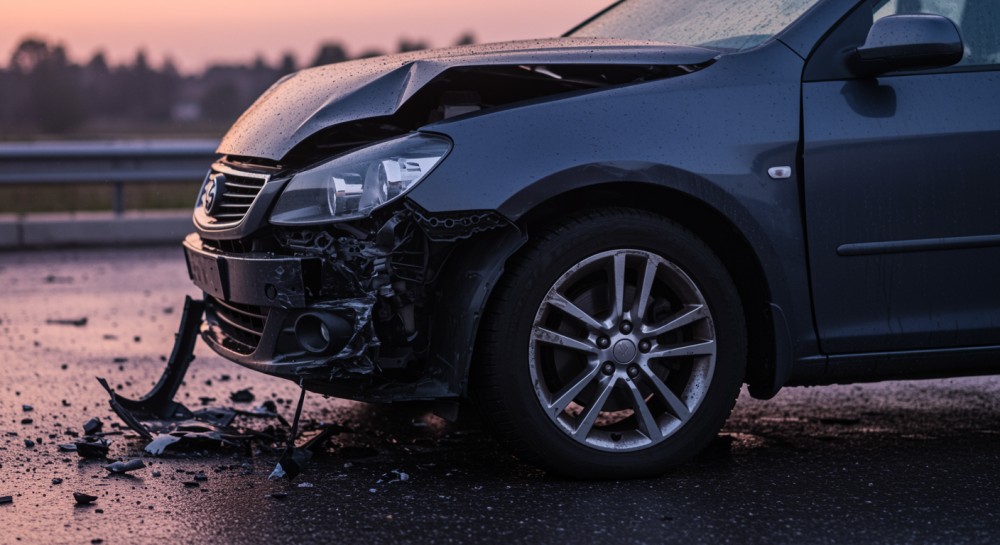 Kierowca wjechał w piekarnię w Bytomiu – nikomu nic się nie stało