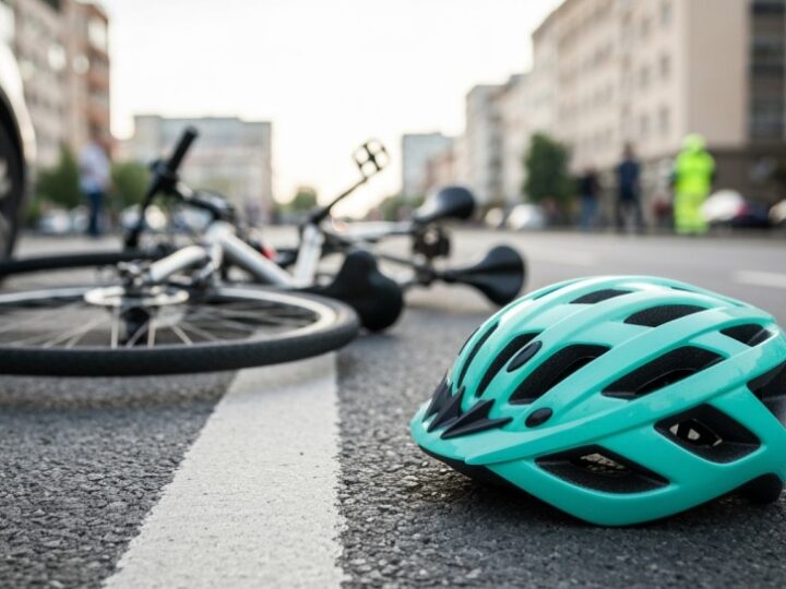 Rowerzystka potrącona przez samochód – apel o większą ostrożność na drogach