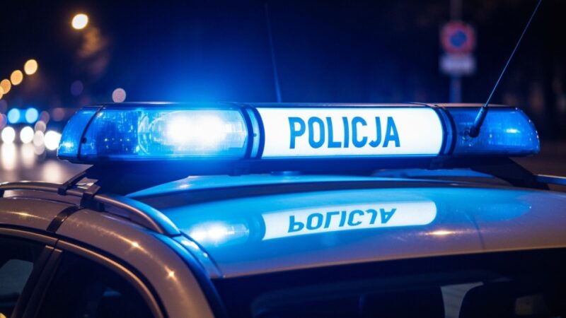 Agresywny mężczyzna z szablą zmarł po interwencji policji w Bytomiu