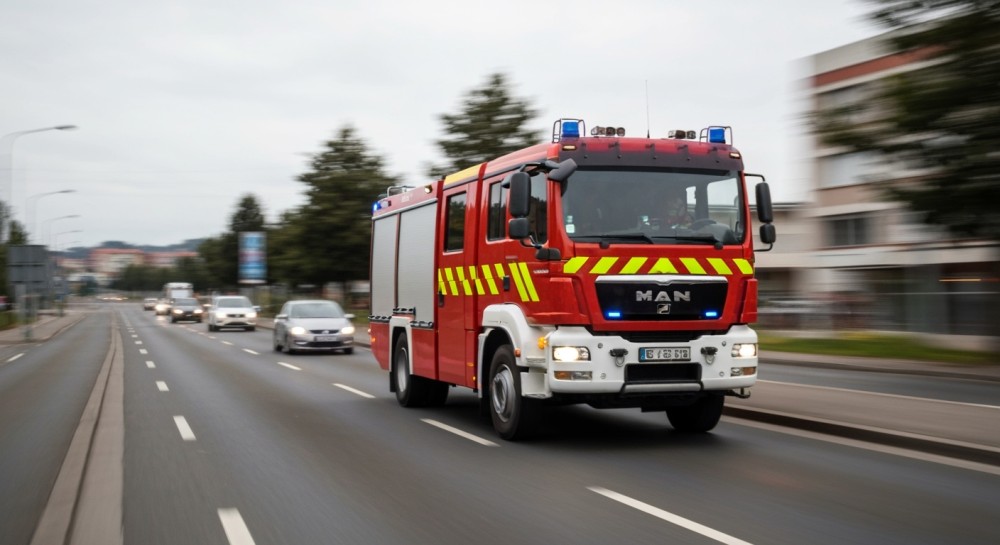 Policjanci uratowali mężczyznę i ewakuowali 21 osób z płonącego mieszkania