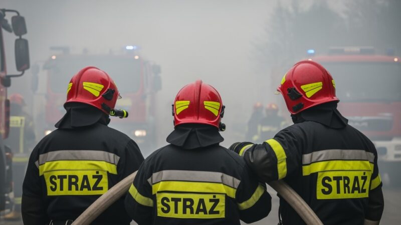 Policjanci uratowali 9-latkę z płonącego domu