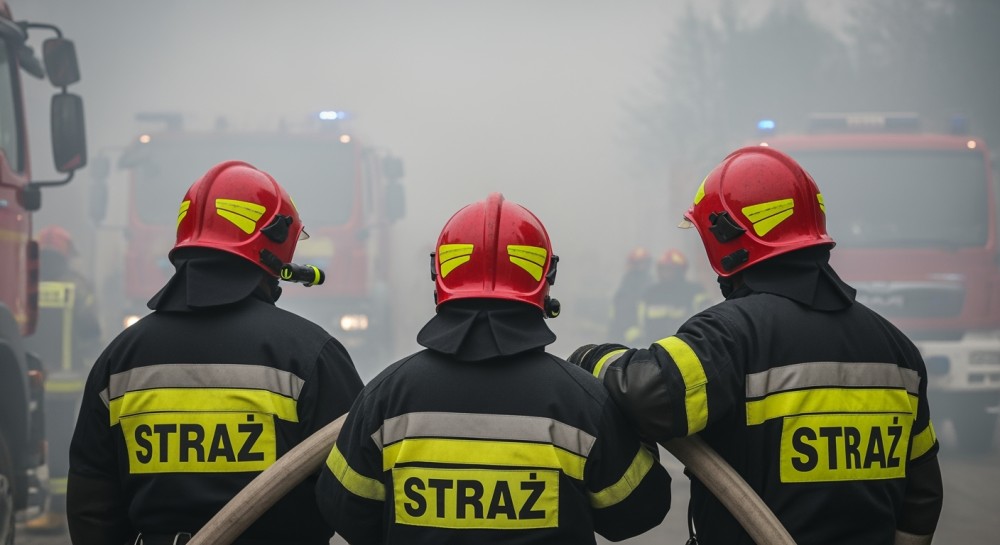 Policjanci uratowali 9-latkę z płonącego domu