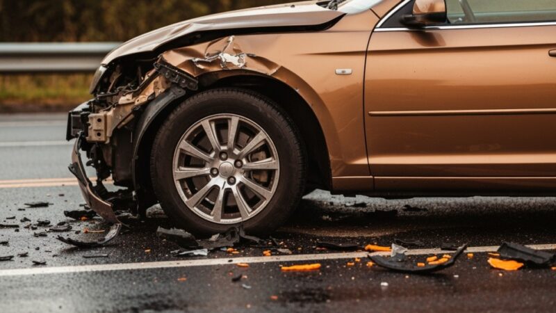 Sosnowiec: Wypadek blokuje drogę, wprowadzono objazdy