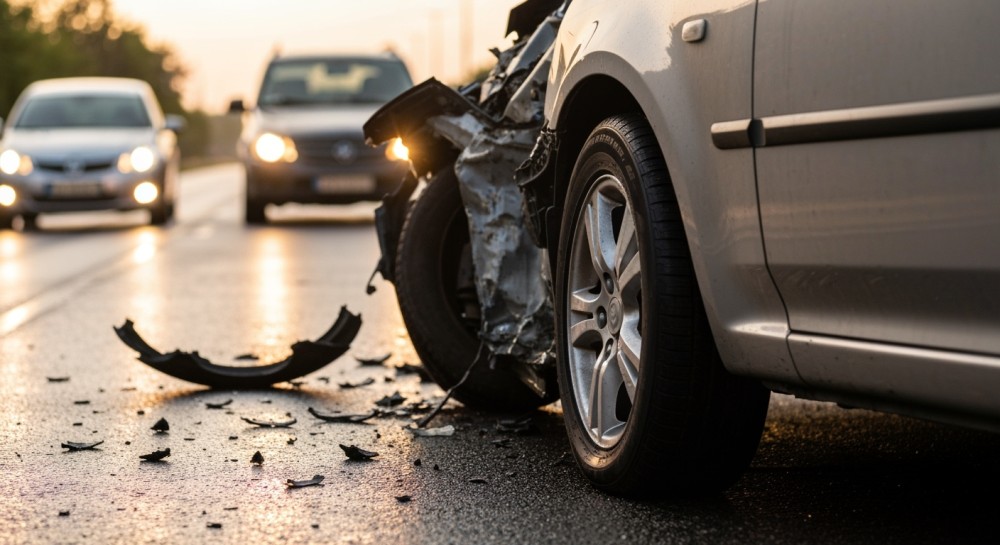 Tragedia w Kończycach Wielkich: 21-letni kierowca zginął po zderzeniu z drzewem