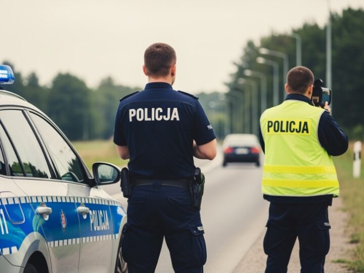 Kierowca Fiata porzucił auto i uciekł przed policją, obawiając się konsekwencji jazdy po alkoholu