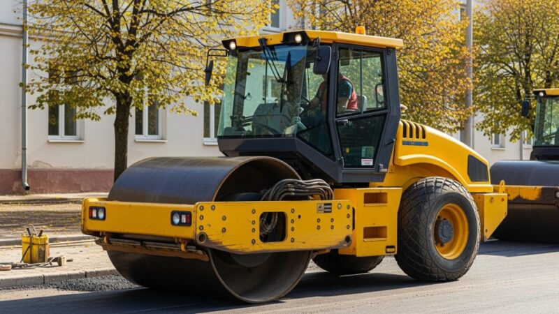 Nowe prace drogowe w Świerklanach: ul. Warneńczyka i rewitalizacja ronda