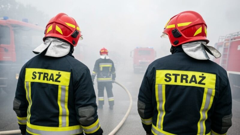Szybka interwencja ratuje życie mężczyzny podczas pożaru mieszkania