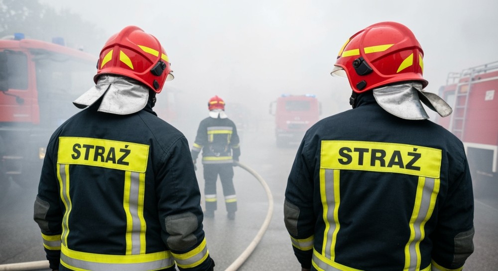 Szybka interwencja ratuje życie mężczyzny podczas pożaru mieszkania