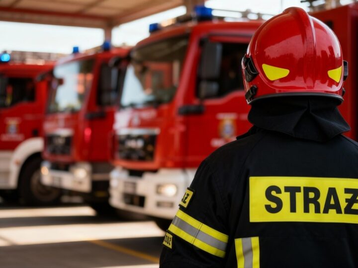 Strażacy z OSP Jastrzębie Górne w akcji: intensywne ćwiczenia na poligonie