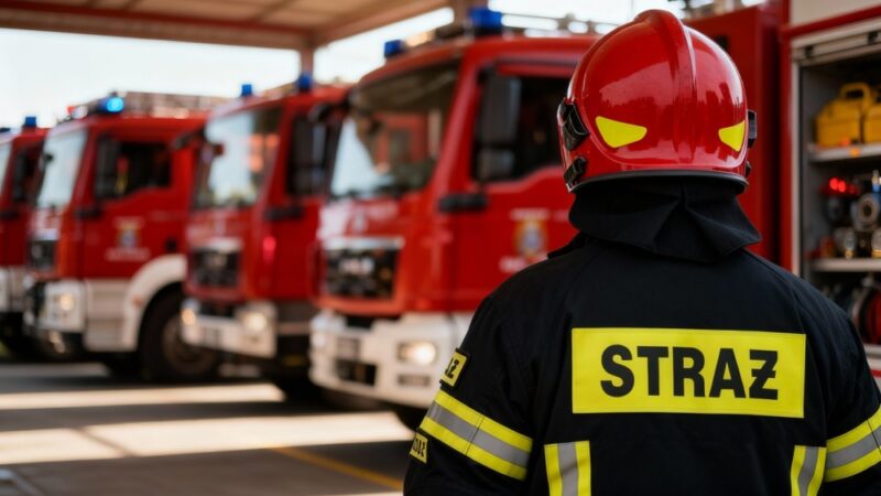 Strażacy z OSP Jastrzębie Górne w akcji: intensywne ćwiczenia na poligonie