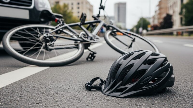 Tragiczne zdarzenia na Śląsku: 145 incydentów, w tym śmierć rowerzysty