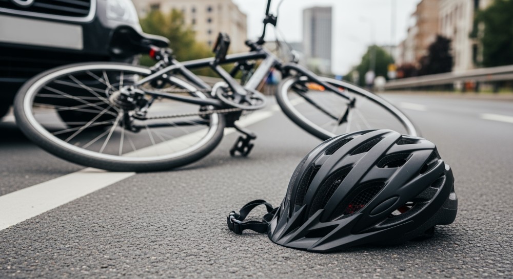 Tragiczne zdarzenia na Śląsku: 145 incydentów, w tym śmierć rowerzysty