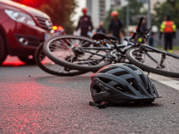 W Pińczycach tragiczny wypadek: rowerzysta zginął po potrąceniu przez samochód
