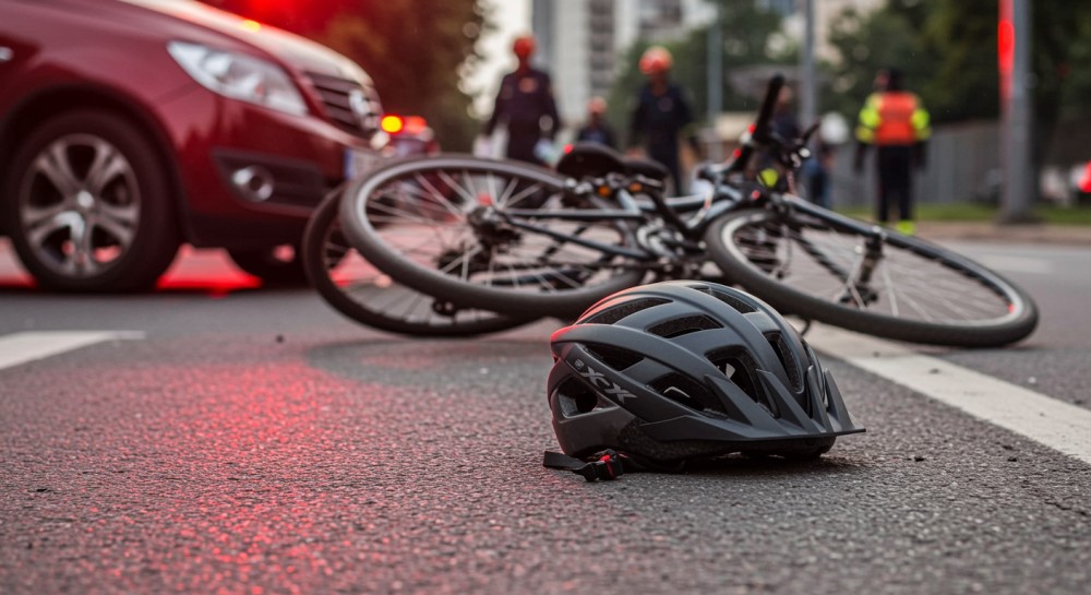 W Pińczycach tragiczny wypadek: rowerzysta zginął po potrąceniu przez samochód