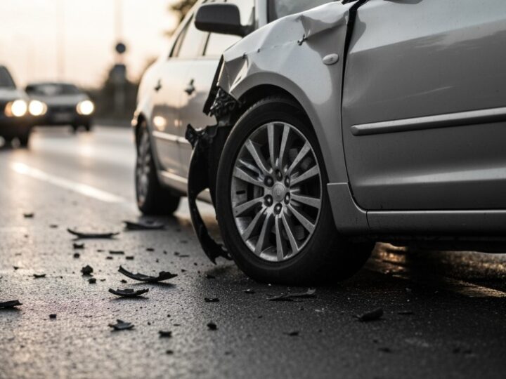 Ruch na A1 przywrócony po kolizji pięciu samochodów