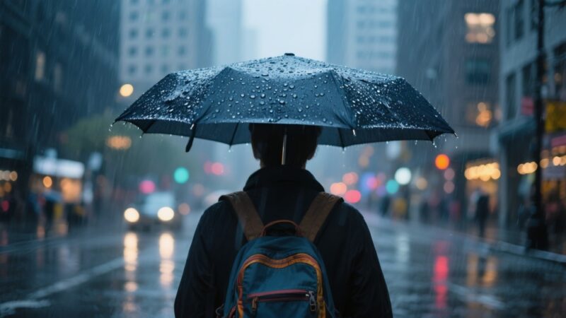Ulice po ulewie znów przejezdne