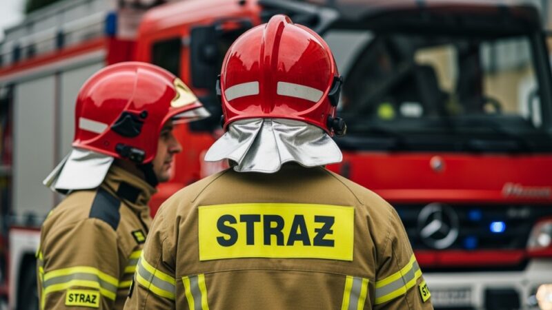 69-latek z Żor groził rodzinie śmiercią i podpalił ich dom