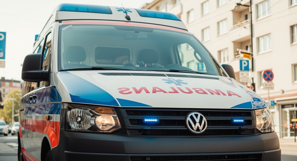 Policja ratuje 29-latka uwięzionego na balkonie