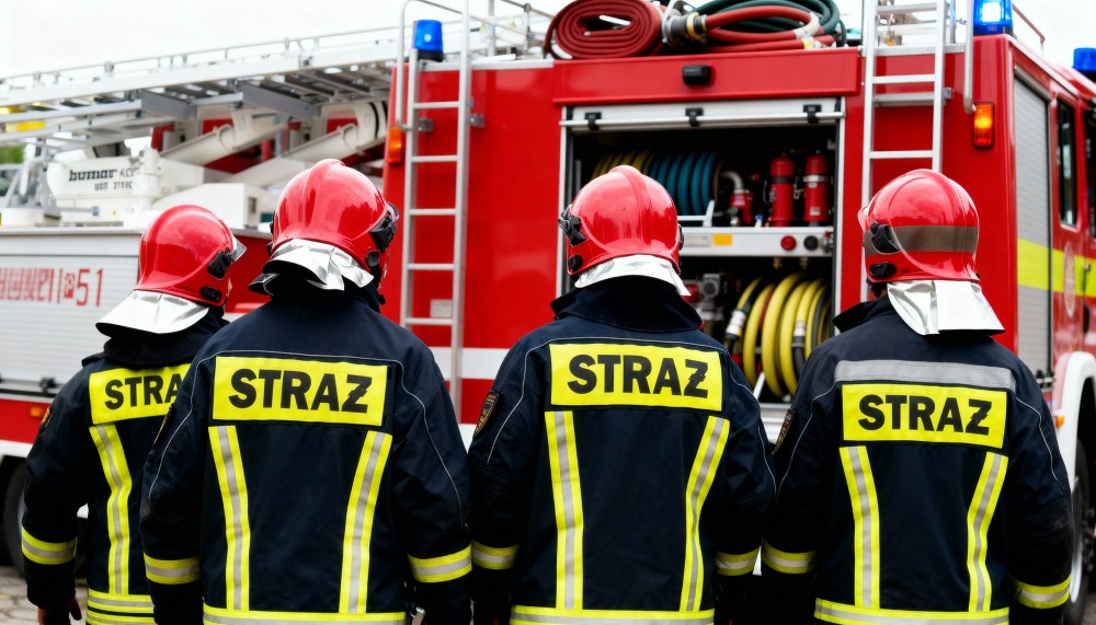 Wodna zabawa strażaków: radość i ochłoda w upalne dni!