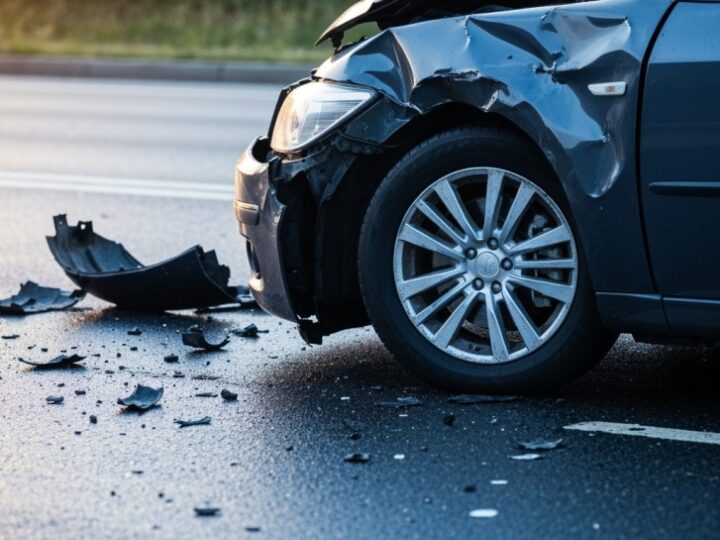 Wypadek na DK-81: Utrudnienia w Ochabach Wielkich po zderzeniu samochodów