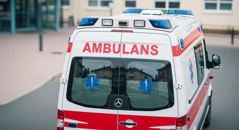 Policjant w drodze do służby uratował kierującą z dachującego samochodu
