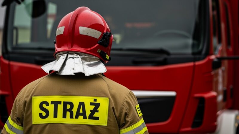 Pożar targowiska w Katowicach: 23-latek zatrzymany przez policję