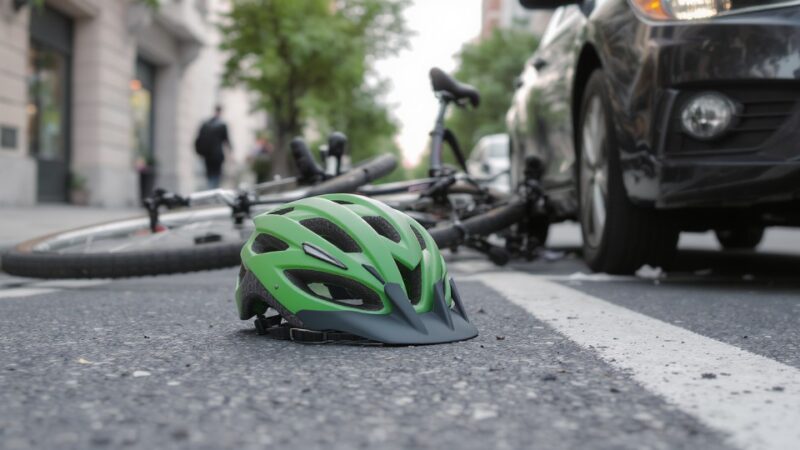 Tragiczne potrącenie rowerzysty w Tychach – 19-latek za kierownicą BMW