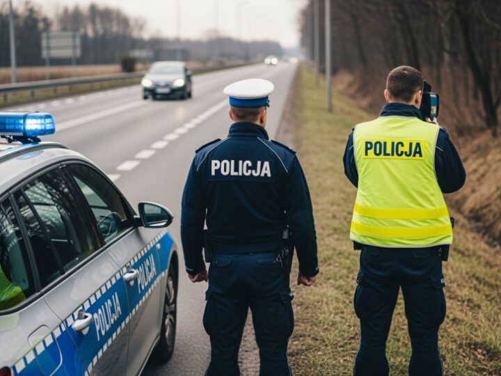 Koparka na drodze: 65-latek bez uprawnień i z wyciekiem płynów