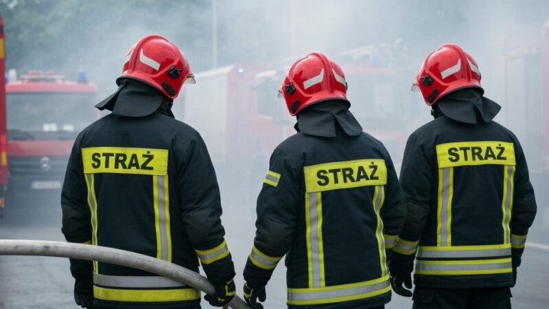 Bohaterowie w mundurach: Policjanci ratują życie podczas pożaru